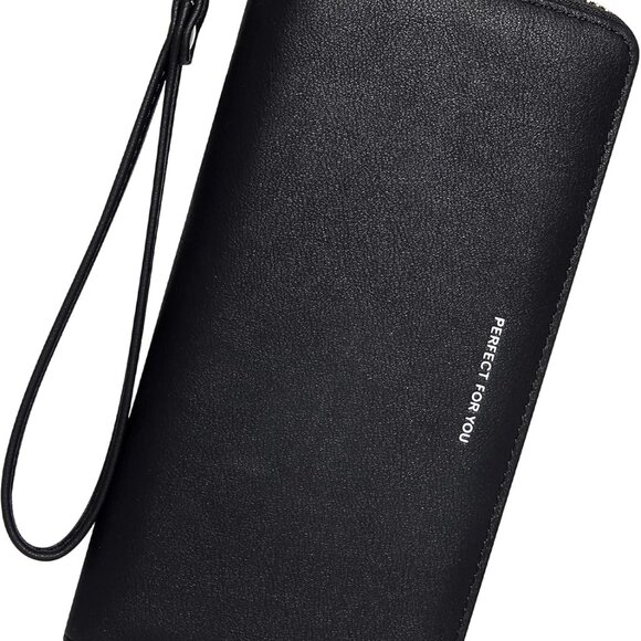 Accessories - Wristlet Wallets for Women PU Leather RFID Blocking Zip Around Long Phone Clutch